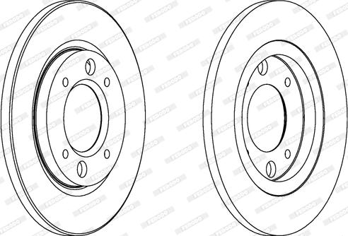 Delphi BG2228C - Kočioni disk www.molydon.hr