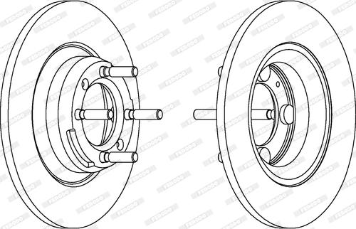 Ferodo DDF037 - Kočioni disk www.molydon.hr