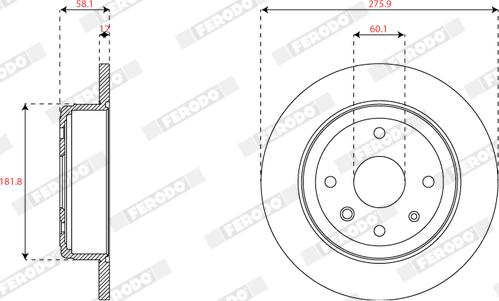 Ferodo DDF1944C - Kočioni disk www.molydon.hr