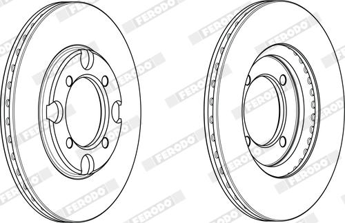 Ferodo DDF195X - Kočioni disk www.molydon.hr