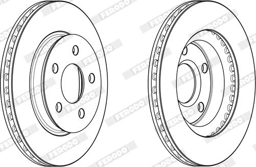 Ferodo DDF1919X - Kočioni disk www.molydon.hr