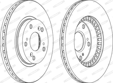 Ferodo DDF1496P-D - Kočioni disk www.molydon.hr