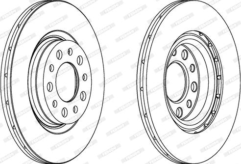 Ferodo DDF1454 - Kočioni disk www.molydon.hr