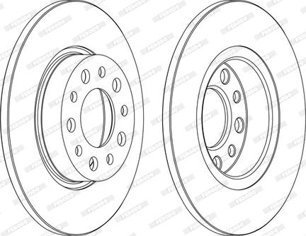 Ferodo DDF1450C - Kočioni disk www.molydon.hr