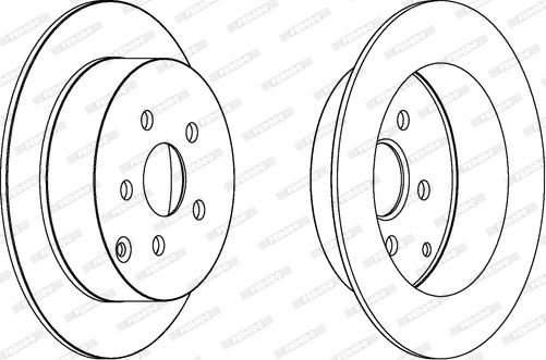 Ferodo DDF1485 - Kočioni disk www.molydon.hr