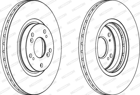 Ferodo DDF1424C - Kočioni disk www.molydon.hr