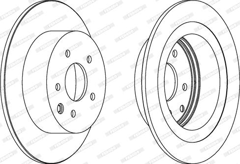 Ferodo DDF1590 - Kočioni disk www.molydon.hr