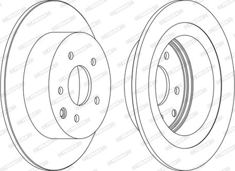 Ferodo DDF1590P-D - Kočioni disk www.molydon.hr