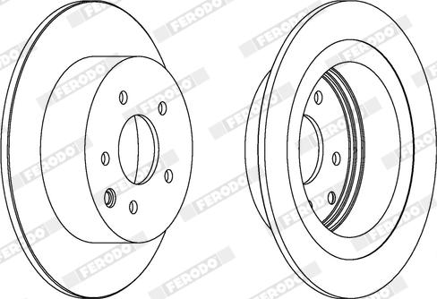 Ferodo DDF1590X - Kočioni disk www.molydon.hr