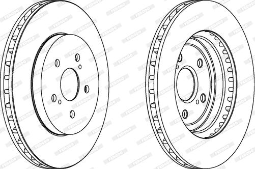 Ferodo DDF1544 - Kočioni disk www.molydon.hr