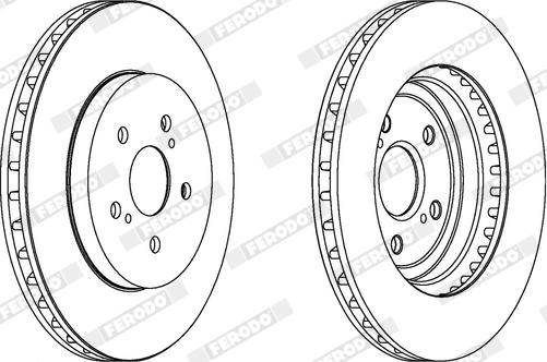 Ferodo DDF1544X - Kočioni disk www.molydon.hr