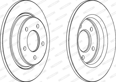 Ferodo DDF1546 - Kočioni disk www.molydon.hr