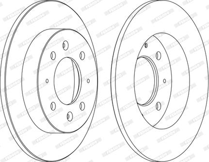 Ferodo DDF1541C-1-D - Kočioni disk www.molydon.hr