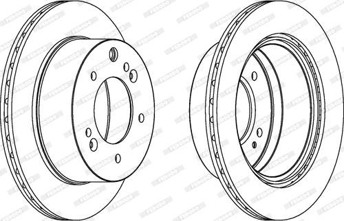 Ferodo DDF1543C-1 - Kočioni disk www.molydon.hr