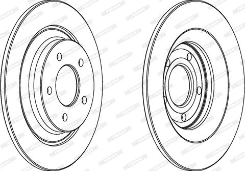 Ferodo DDF1547 - Kočioni disk www.molydon.hr