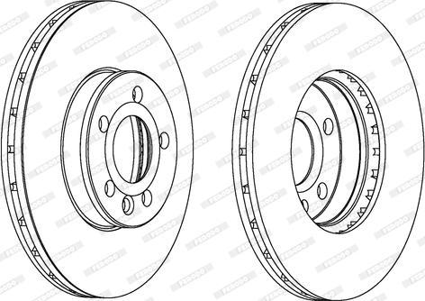 Ferodo DDF1559 - Kočioni disk www.molydon.hr