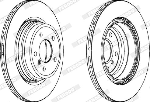 Ferodo DDF1550X - Kočioni disk www.molydon.hr