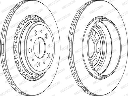 Ferodo DDF1551C-D - Kočioni disk www.molydon.hr