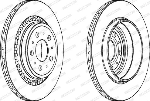 Ferodo DDF1551 - Kočioni disk www.molydon.hr