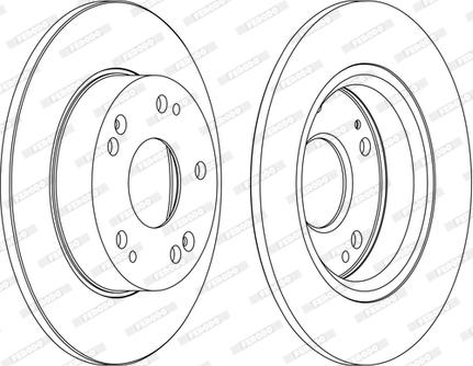 Ferodo DDF1558C-1-D - Kočioni disk www.molydon.hr