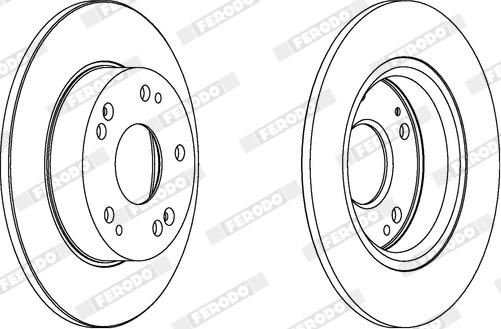 Ferodo DDF1558X - Kočioni disk www.molydon.hr