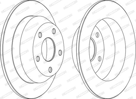 Ferodo DDF1553C - Kočioni disk www.molydon.hr