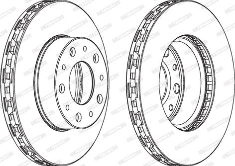 Ferodo DDF1566 - Kočioni disk www.molydon.hr