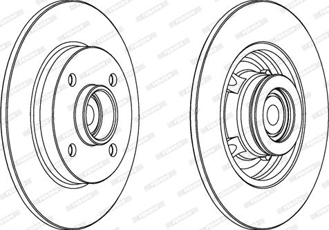 Ferodo DDF1561-1 - Kočioni disk www.molydon.hr