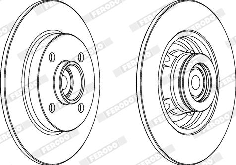 Ferodo DDF1561X - Kočioni disk www.molydon.hr