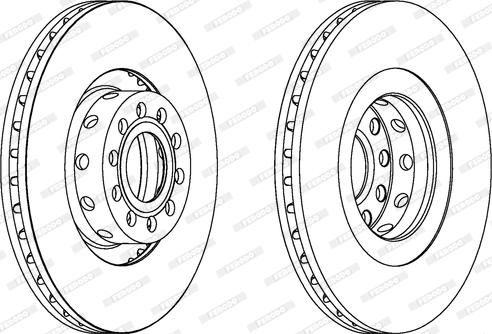 Ferodo DDF1563C - Kočioni disk www.molydon.hr