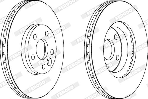 Ferodo DDF1567X - Kočioni disk www.molydon.hr