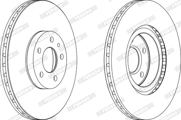 Ferodo DDF156X - Kočioni disk www.molydon.hr