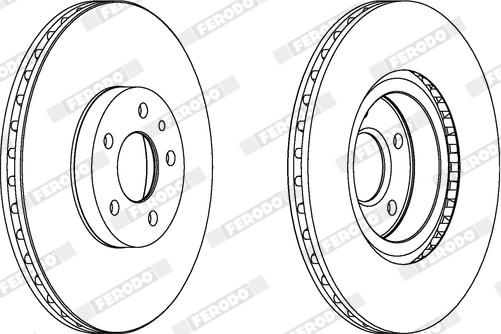 Ferodo DDF156X - Kočioni disk www.molydon.hr