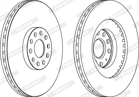 Ferodo DDF1504X - Kočioni disk www.molydon.hr