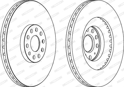 Ferodo DDF1504 - Kočioni disk www.molydon.hr