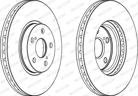 Ferodo DDF1508 - Kočioni disk www.molydon.hr