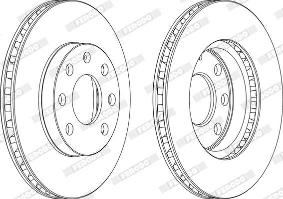 Ferodo DDF151/3X - Kočioni disk www.molydon.hr