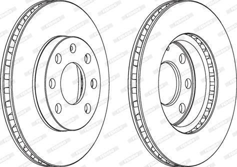 Ferodo DDF151C - Kočioni disk www.molydon.hr