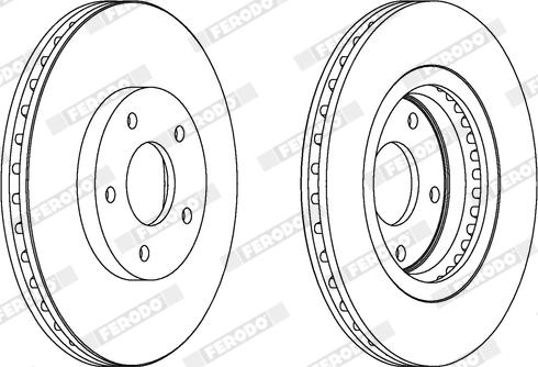 Ferodo DDF1589X - Kočioni disk www.molydon.hr