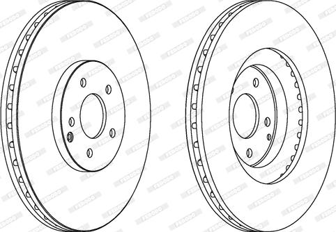 Ferodo DDF1585C - Kočioni disk www.molydon.hr