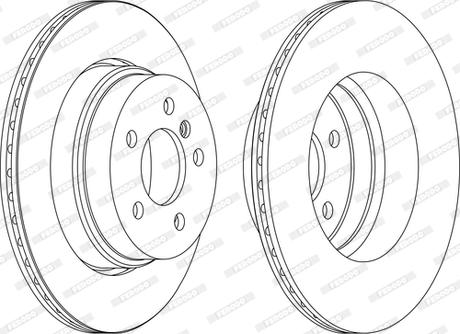 Ferodo DDF1583C-1-D - Kočioni disk www.molydon.hr