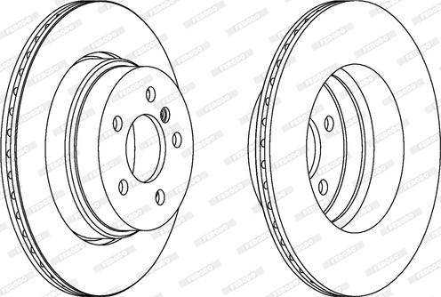 Ferodo DDF1583C-1 - Kočioni disk www.molydon.hr