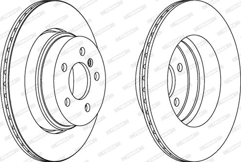 Ferodo DDF1583C - Kočioni disk www.molydon.hr