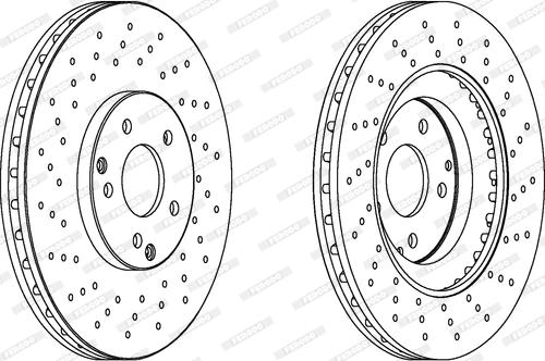 Ferodo DDF1582 - Kočioni disk www.molydon.hr