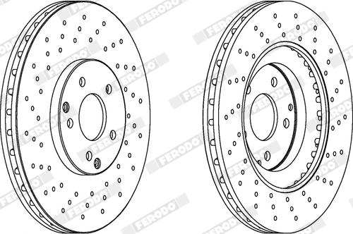 Ferodo DDF1582X - Kočioni disk www.molydon.hr