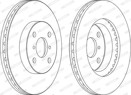 Ferodo DDF1587C-1-D - Kočioni disk www.molydon.hr