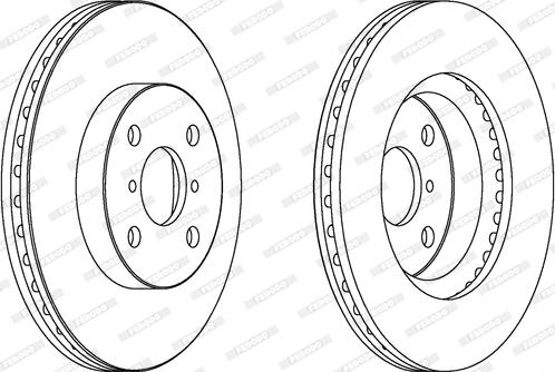 Ferodo DDF1587C - Kočioni disk www.molydon.hr