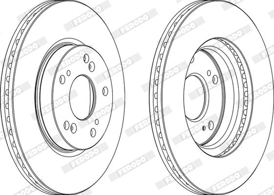 Ferodo DDF1539X - Kočioni disk www.molydon.hr