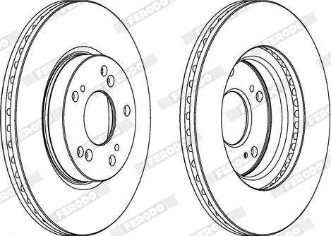 Ferodo DDF1539X - Kočioni disk www.molydon.hr