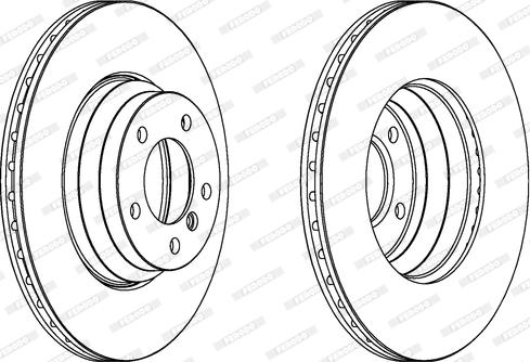 Ferodo DDF1535C - Kočioni disk www.molydon.hr